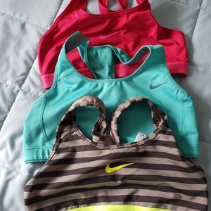 Bundle of 3 Nike sports bras